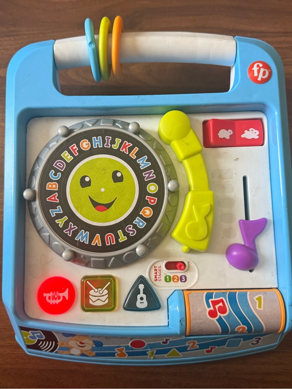 Fisher-Price Light Blue Musical Learning Activity Center